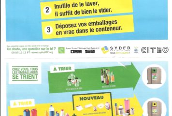 Les consignes de tri évoluent