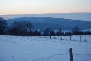 Breuilaufa sous la neige